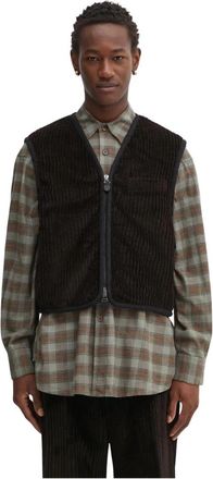 Our Legacy Top Vest - Heren - Bodywarmers - Bruin - M - Katoen - Jassen