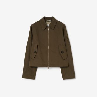 Burberry Gabardine Jacket, Size: 02