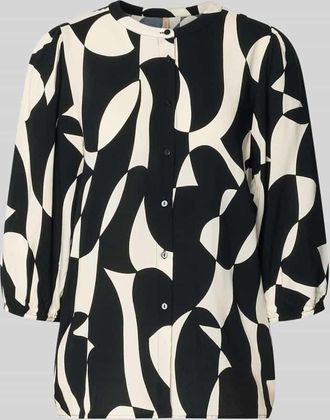 Soyaconcept Regular Fit Bluse aus Viskose mit 3/4-Arm Modell CHANISE in BLACK, Gr&ouml;&szlig;e XXL