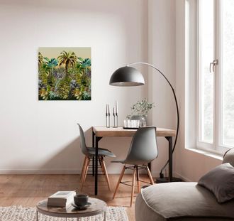 Komar Leinwandbild »Tropical Heat - Grösse 60 x 60 cm« Natur 1 Stk. tlg. Keilrahmenbild mi Echtholzrahmen