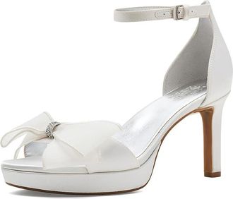 Naturalizer Always Womens Dress Sandals Pearl White : 5.5 M (B), Satin/Synthetic