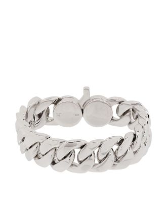 Tom Wood Slim chunky curb link bracelet - men - Sterling Silver - OS