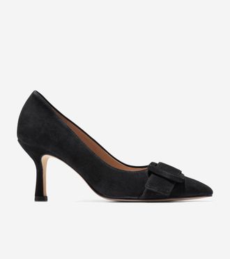 Cole Haan Womens Fidela Buckle Pumps - Black Size 10.5