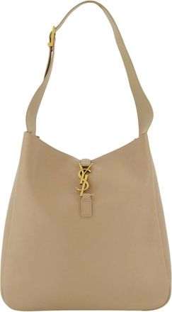 Saint Laurent Tassen, Dames, Beige, ONE Size, Leer, Le 5 &agrave; 7 Large