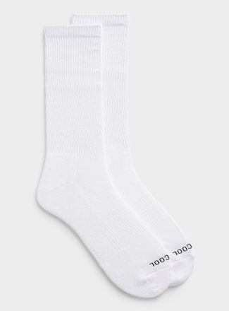 Le 31 Mens Solid organic cotton athletic socks