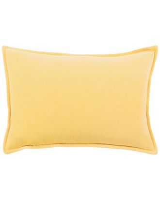 Surya Cotton Velvet Lumbar Pillow
