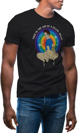 Generic Fun This is The Ass of a Killer Bella Robert Pattison Inspired Twilight saga Mens Black T-Shirt Size S