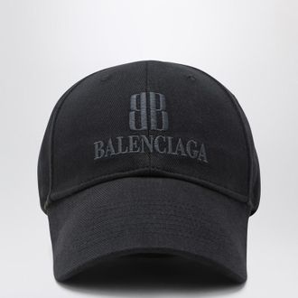 Balenciaga Nano BB black baseball cap
