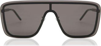 Saint Laurent SL 364 MASK 002 Mens Sunglasses Black Size 99 - Free RX Lenses - Free RX Lenses