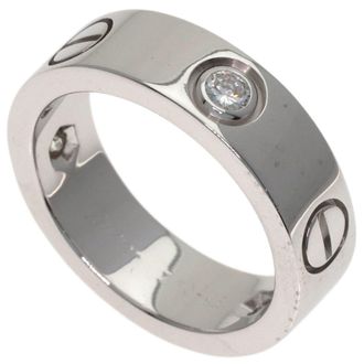 Cartier Love White Gold (18K) Band Ring (Pre-Owned)