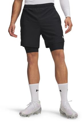 Under Armour UA Vanish Woven 2.0 2-in-1 Shorts in Black at Nordstrom, Size Xx-Large