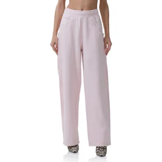 AFRM Ryan Cotton Barrel Sweatpants in Mauve Morn at Nordstrom Rack, Size X-Small