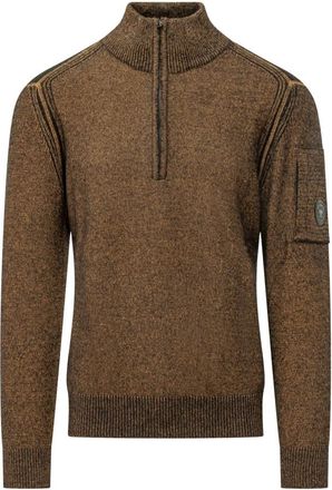 C.P. Company Polo Fleece - - Knitwear - Uomo - Marrone - L