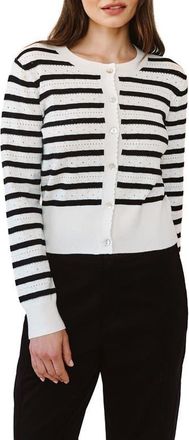 Bella Dahl Fitted Stripe Cardigan in Cherie Stripe at Nordstrom, Size X-Small