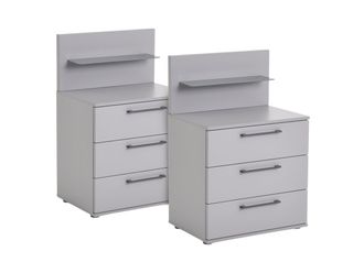 Schubiger M&ouml;bel Nachttische Melissa Set a 2 Stk