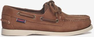 Sebago Portland Rough Out Womans Boat Shoes in Dk Brown at Nordstrom, Size 10.5