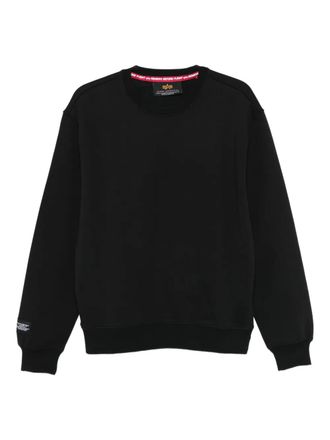 Alpha Industries Sweater met ronde hals - Zwart