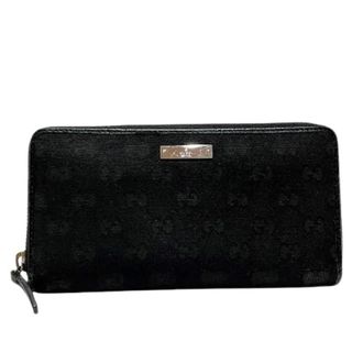 Gucci Pre-owned Wallets, female, Black, Size: ONE SIZE Pre-owned GG Canvas Long Wallet