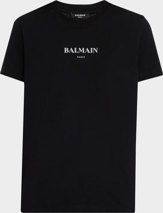Balmain Logo Graphic Short-Sleeve T-Shirt