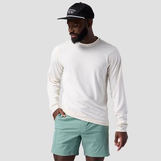 Backcountry Tahoe Sun Long-Sleeve Crew Shirt - Mens in Egret at Nordstrom, Size Xx-Large