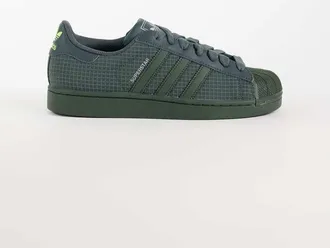 adidas Originals Superstar II sneakers grigie con dettagli a griglia-Grigio