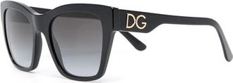 Dolce & Gabbana Square Zonnebrillen - Dames - Zonnebrillen - Zwart - 53 MM - Accessoires