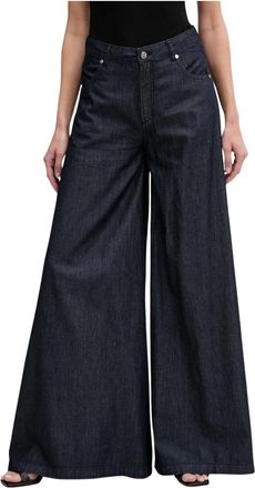 Silvian Heach Phikem Wijde Broek - Dames - Loose Fit Jeans - Blauw - W24 - Katoen - Jeans