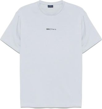 Paul & Shark T-shirt con logo gommato - Blu