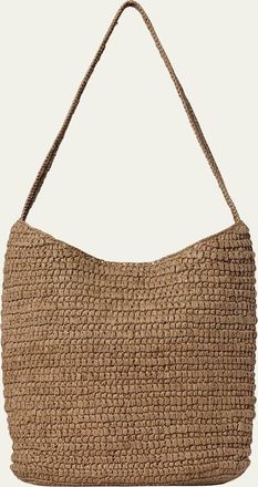 The Row Alma Woven Raffia Shoulder Bag
