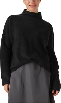 Knit-ted Dames, Truien, Zwart, Maat: M Wol