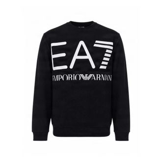 Emporio Armani Felpa Logo Series - - Sweatshirts & Hoodies - Uomo - Nero - S