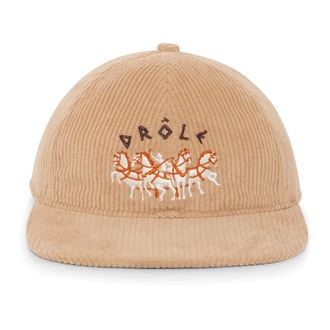 Dr&ocirc;le de Monsieur Cappellino Flat Drule Horses Embroidery - - Accessories - Uomo - Beige - ONE SIZE