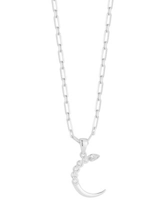Sphera Milano Dnu 0 Units Sold Sphera Milano Silver Cz Moon Necklace