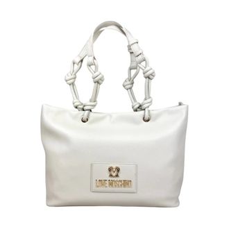 Love Moschino Shoulder Bags, female, White, Size: ONE SIZE Pu Shopping