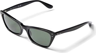 Ray-Ban Womens Lady Burbank Sunglasses In Black Green