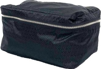 Herm&egrave;s Black Silk 100% Barenia Leather Pouch (Pre-Owned)