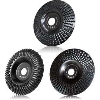 OEM Disco De Lijado Para Madera De 125 Mm, Juego De 3 Piezas Para Dar Forma, Lijar Y Cortar. Discos Para Amoladoras Angulares. - Crezuo