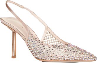Le Silla Womens Sandals Embrace Pink Lam&eacute; Polyamide Pumps High Heel Shoes