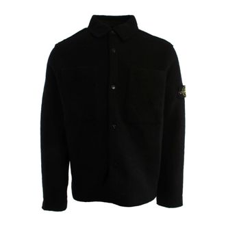 Stone Island Round-neck Knitwear, male, Black, Size: M Round-neck Knitwear