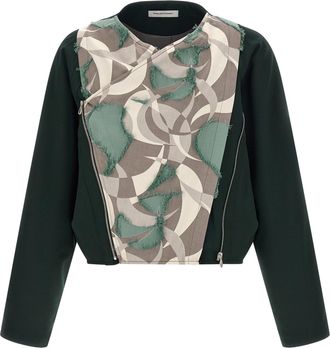 Kiko Kostadinov Mens Multicolor Virgin Wool Shell Jacket Clothing