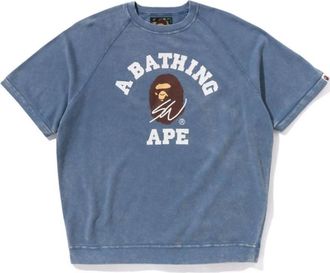 A Bathing Ape Sean Weatherspoon Sweat Tee - Heren - T-shirts - Blauw - L - Tops
