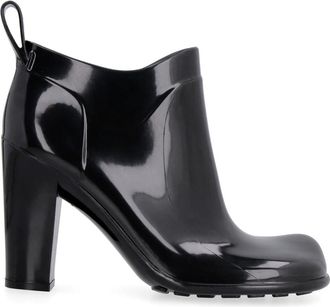 Bottega Veneta Salon 02 Rubberlaarzen - Dames - Laarzen met Hak - Zwart - 37 EU - Schoenen