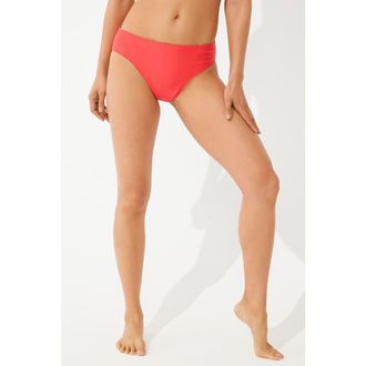 Coolibar Womens Reversible Swim Bottoms - UPF 50+ Sun Protection - Medley in Nectarine Isla Palm at Nordstrom, Size Xx-Large