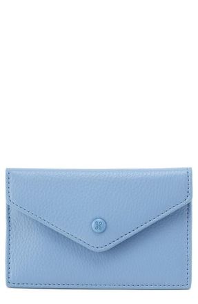 Hobo Goldie Leather Card Case in Seabreeze at Nordstrom