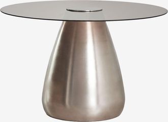 Sklum Mesa De Comedor Redonda &Oslash;130 Cm En Vidrio Templado Mariana Sklum