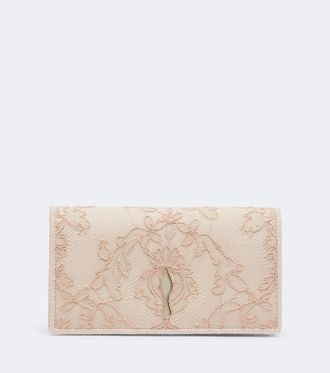 Christian Louboutin Clutch Bettina Small in raso e pizzo