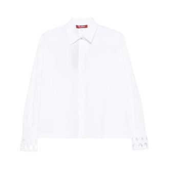 Max Mara Dames, Blouses & Shirts, Wit, Maat: M Taf