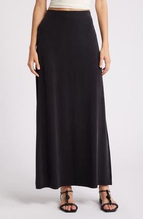 & Other Stories Drape Maxi Skirt in Black Dark at Nordstrom Rack, Size Small
