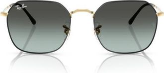 Ray-Ban Jim 53mm Gradient Irregular Sunglasses in Black Blue at Nordstrom