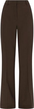 Golden Goose Wijde broek - Dames - Broeken - Bruin - Maat: M Wol